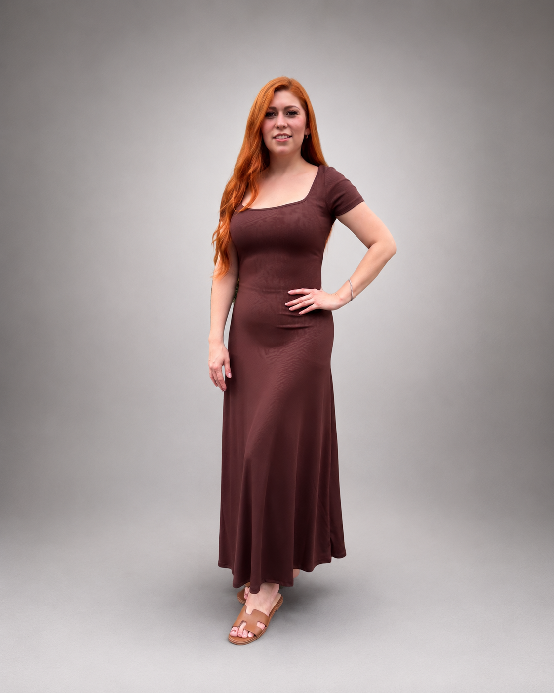 Vestido Mocha Glow