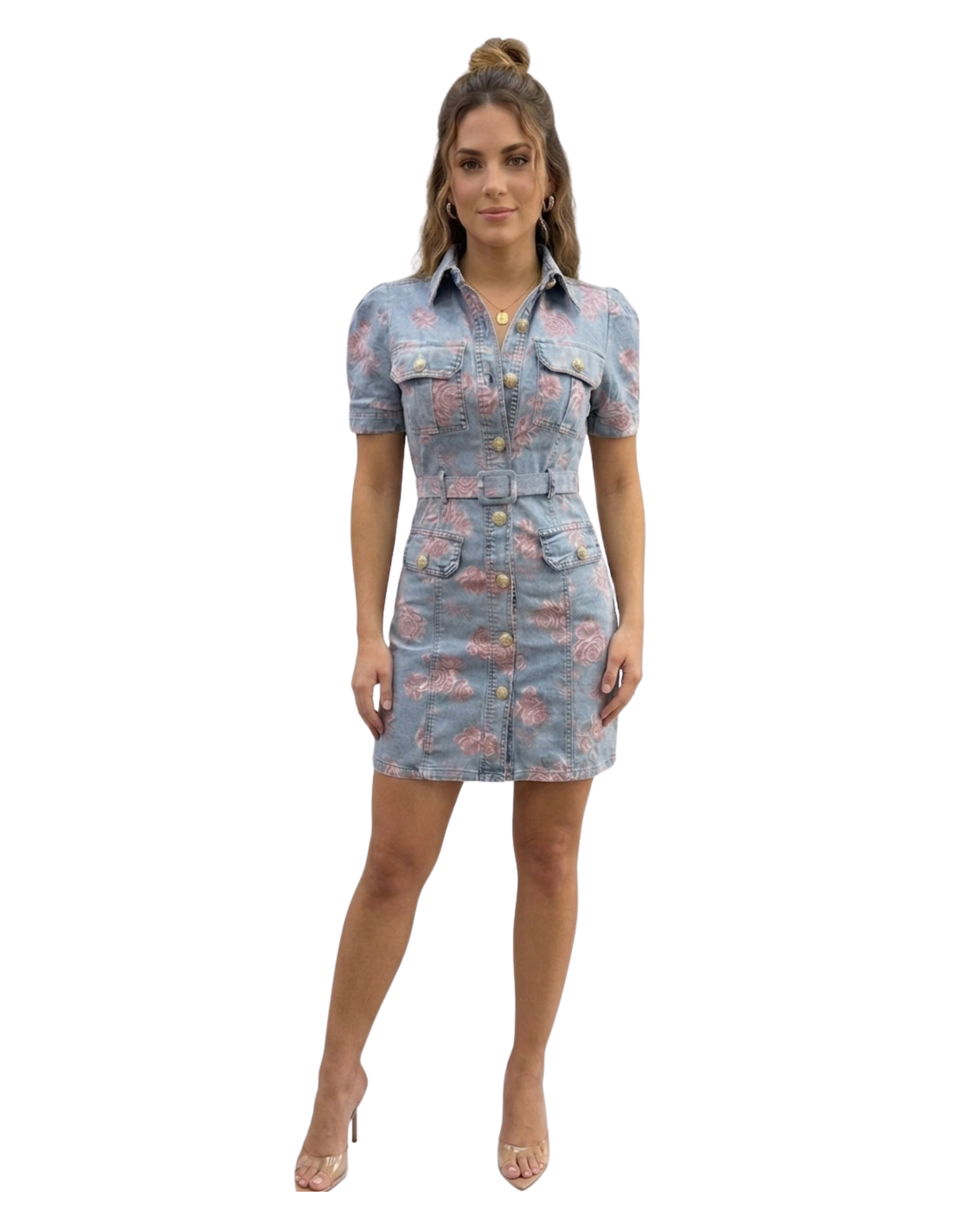 Vestido Denim Dallas Bloom