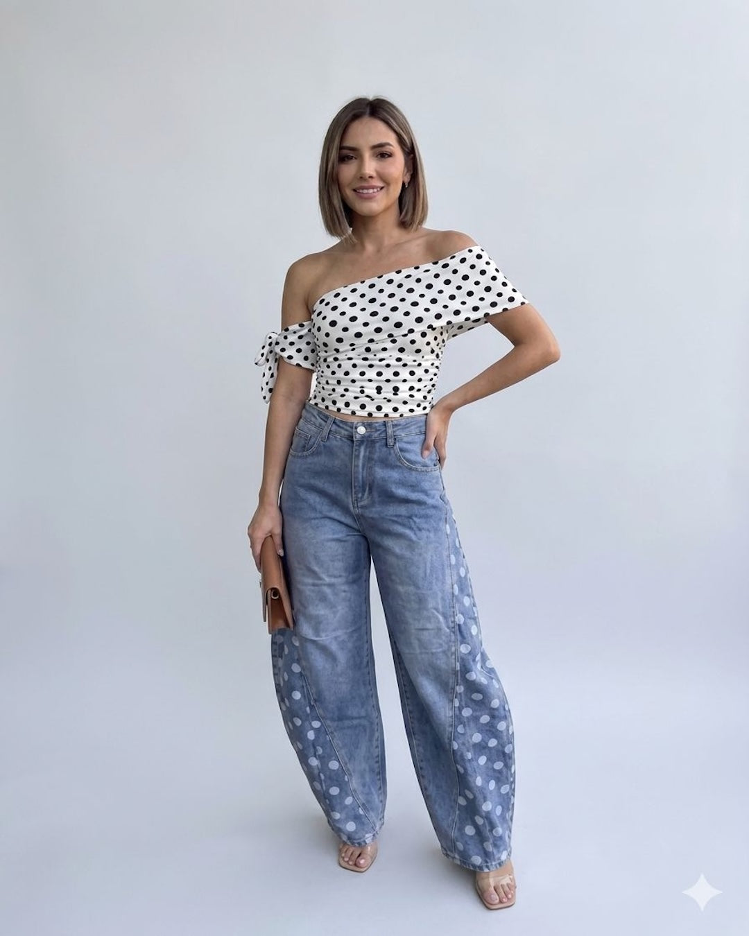 Jeans Polka Wide Leg